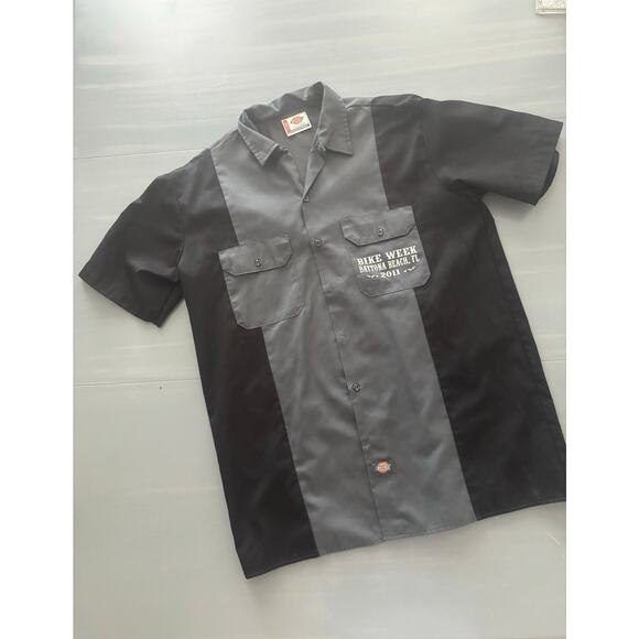 Dickies Large Work Shirt Biker Till I Die Bike Week Daytona 2011 - Picture 1 of 6